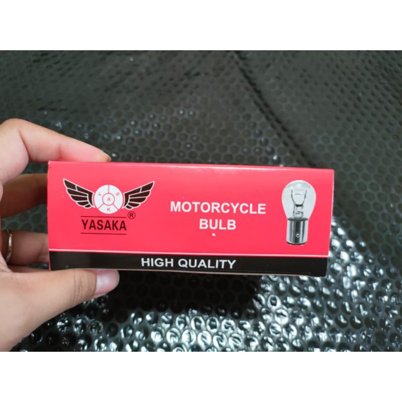 Bohlam Belakang Yasaka untuk motor Yamaha dan Honda Bola lampu original