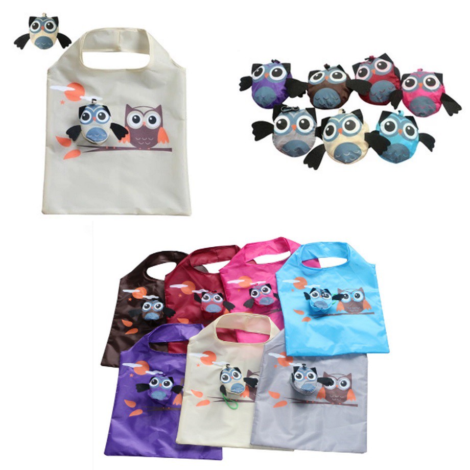 LOGU Tas belanja lipat karakter lucu tas tenteng tas LOGU Tas belanja lipat karakter lucu tas tenteng tas