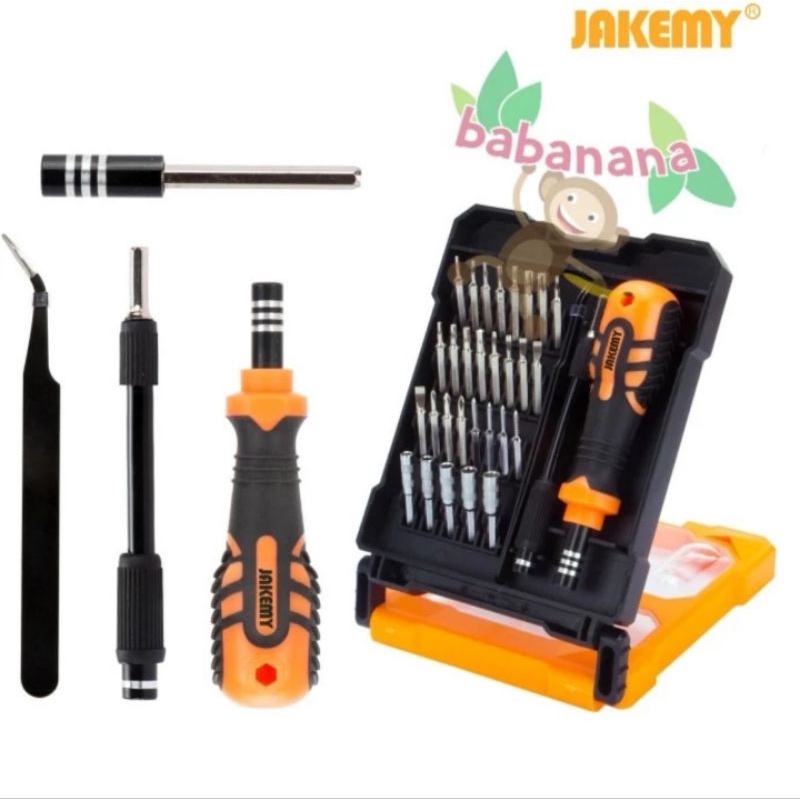 Jakemy JM-8160 33 in 1 obeng set screwdriver hex tool kit laptop hp
