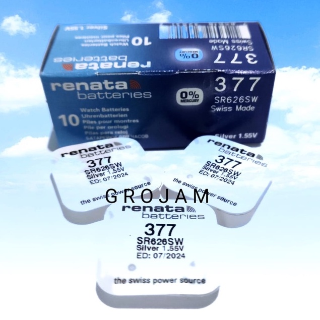RENATA SR626 377 626 batray RENATA SR626SW RENATA 377 364 621 SR621SW ORIGINAL-RENATA 377 626