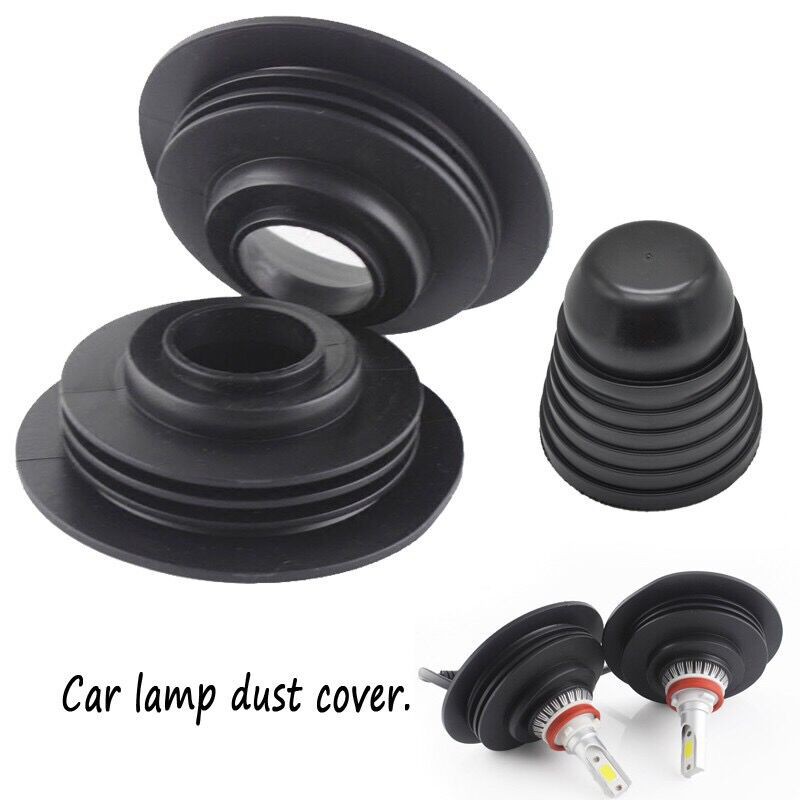 Universal LED Headlight HeadlampH4 H11Car Dust Cover Rubber Waterproof Dustproof