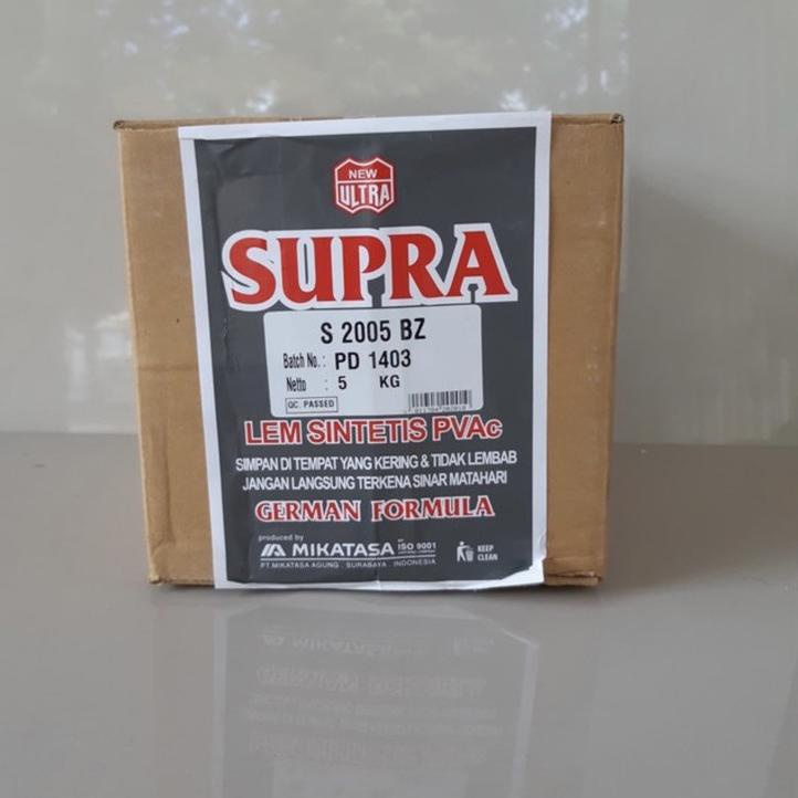 

[PRODUK MERQV] lem putih supra 5KG SLV