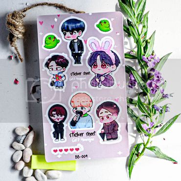 

Yugyeom Youngjae GOT7 Sticker Chibi Dekorasi Waterproof Laptop BB9