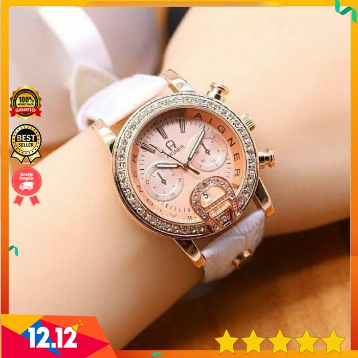 Jam Tangan Wanita Alexandre Christie 6410 Dark Gray Bronze Gold / Alexander Christie Wanita AC 6410