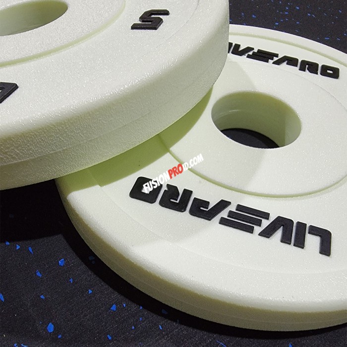 Plat Beban 5kg x2 Change Plate Set Barbel Barbell Dumbell Livepro