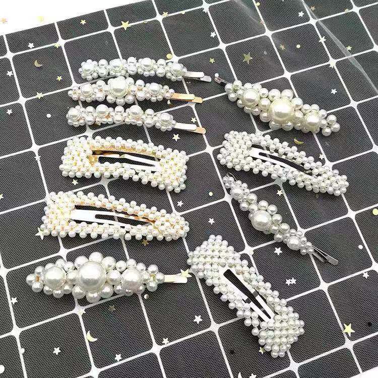 Jepit ala korea Rambut Mutiara Aksesoris Wanita Fashion Mutiara Murah Pearl Hairclip Hairpin Import