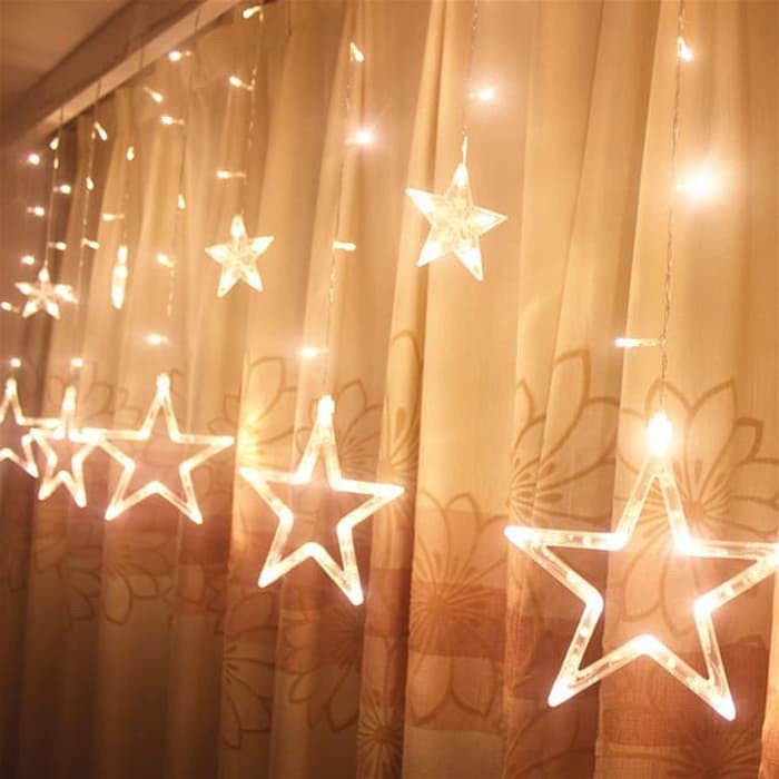 Bintang Besar Lampu Dekorasi Tumblr 2,5m Star LED Star