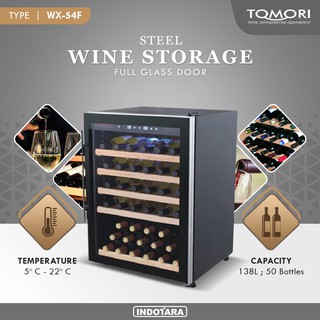 Wine Cooler | Tomori Wine Storage Steel WX-54F