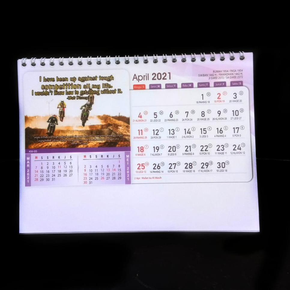

【CT】 kalender Meja / Kalender Duduk Bulanan Tahun 2021 Harga Grosir | Promo TS