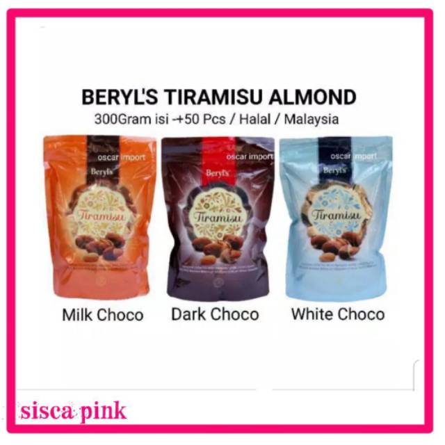 

BERYL'S AlMOND TIRAMISU MILK WHITE 300G