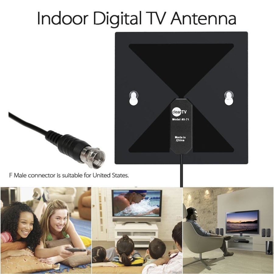 Antena TV Digital Indoor HDTV X-71