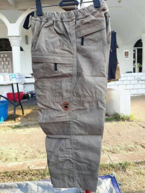 Celana Sirwal Outdoor Dewasa Al hanif dan Arrofee M-XXXL Jumbo Ripstop Premium