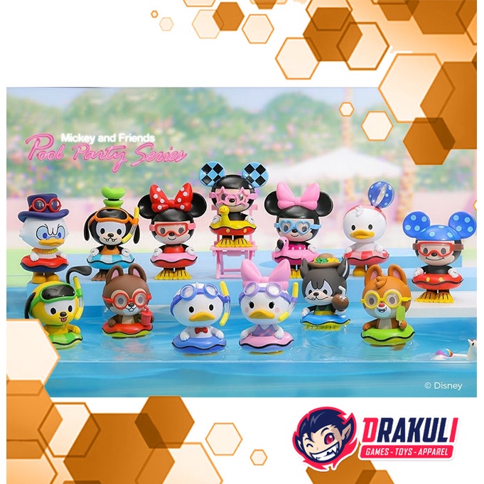 Toys Pop Mart Mickey and Friends Pool Party Series Blind Box (Assorted)