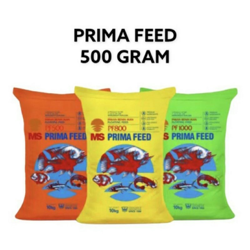 PELET PF PRIMA FEED  1000 KEMASAN 1 kg GRAM -PF 1000