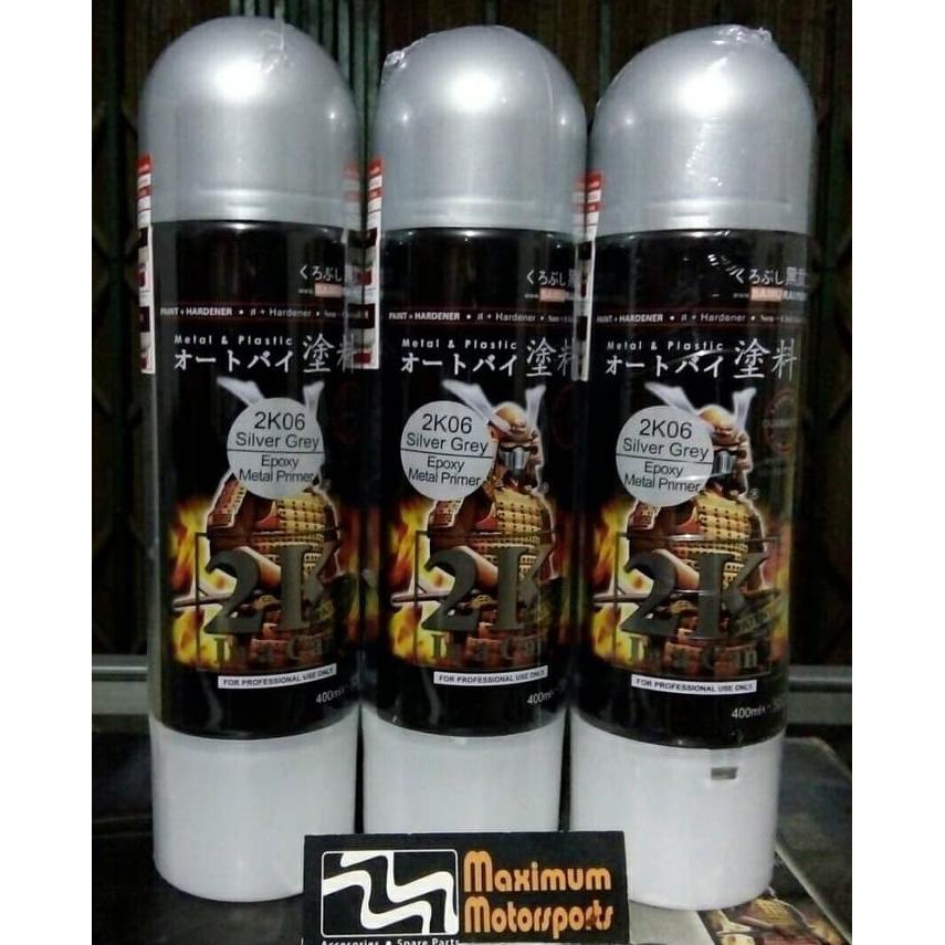 

Samurai Paint/Epoxy Metal Primer-2K06 Silver Grey(Epoxy Best Quality) New