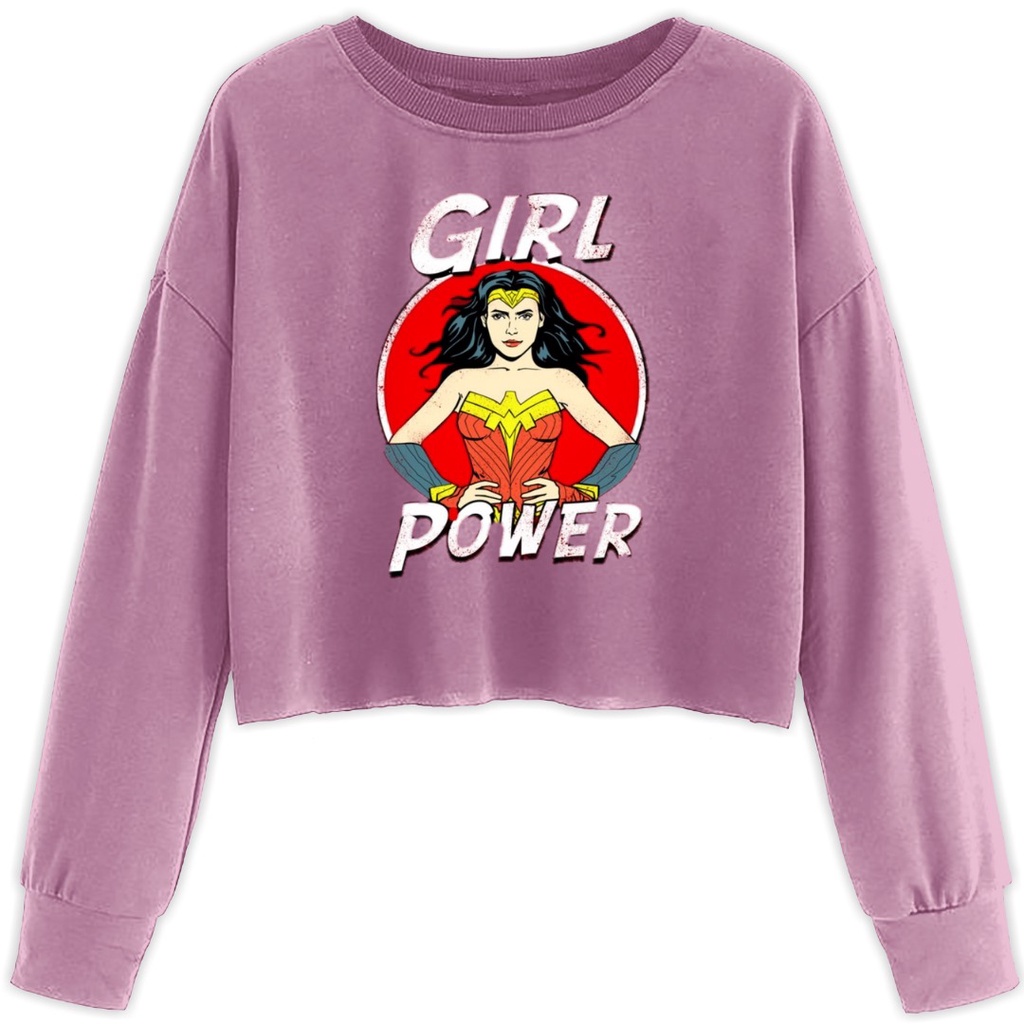 SWEATER CROP GIRL POWER GAWAOFFICIAL
