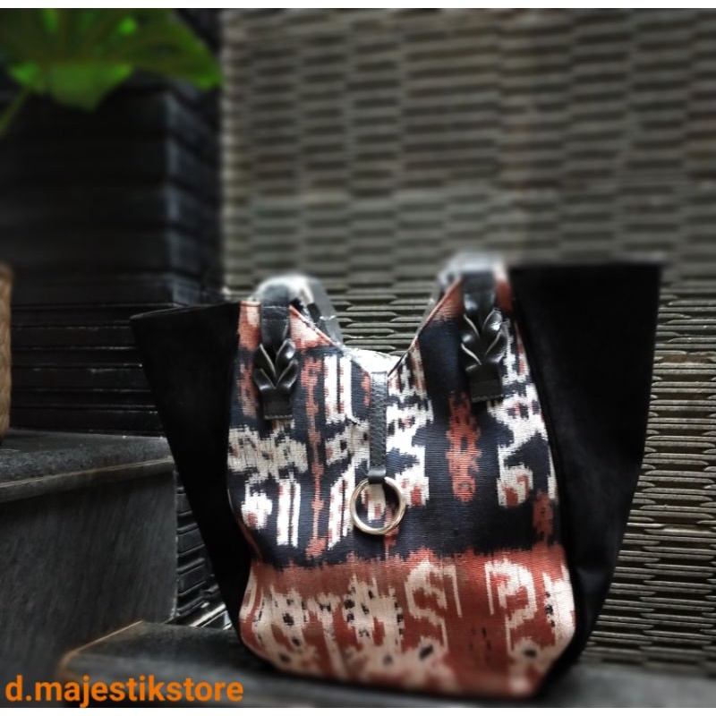 PROMO Tas Totebag Etnik Tenun Lombok asli 100 ori
