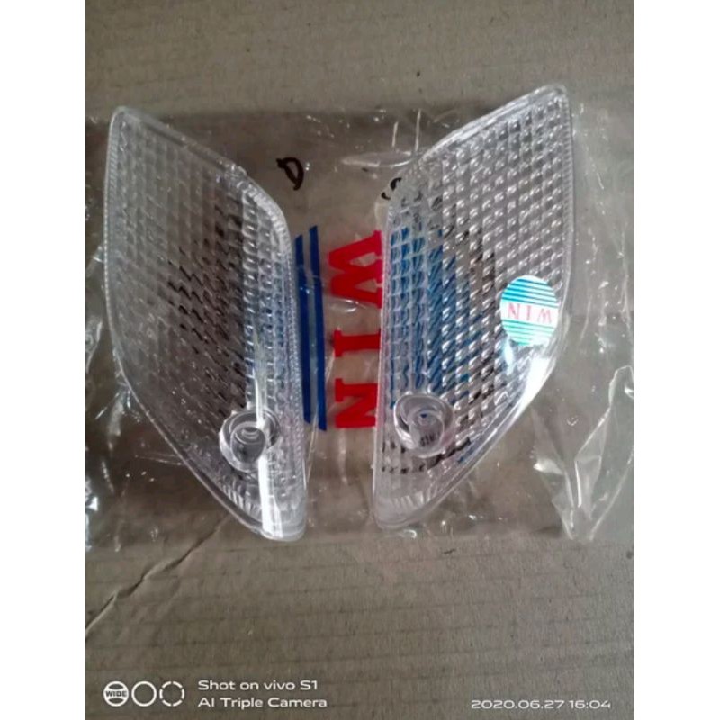 Mika Kaca Lampu Sen Depan Shogun R 110 New