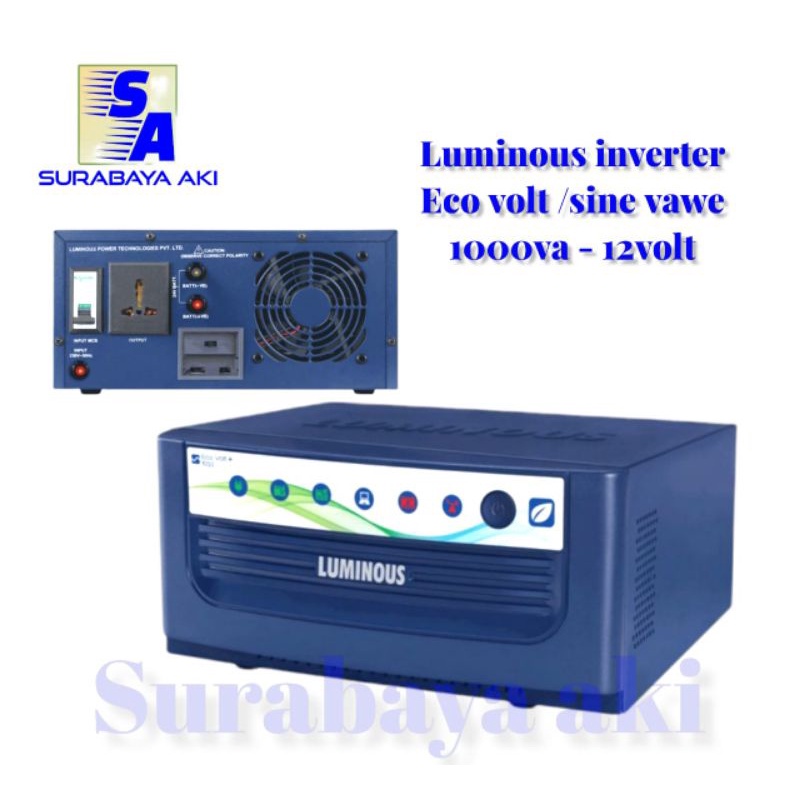 INVERTER/UPS LUMINOUS ECO VOLT 1000VA 12V 12volt ECOVOLT 1000 VA