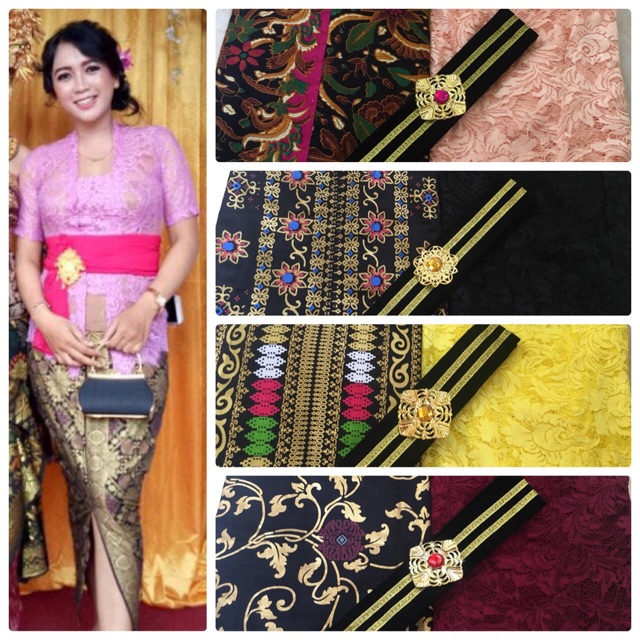 Set kebaya wisuda jadi kutubaru rok prada