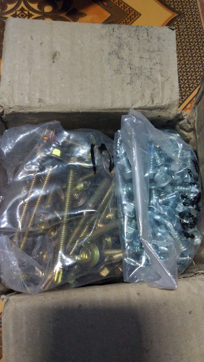 Sekrup Roofing 12x70 Ruping Baja Ringan Atap Screw Sds Tajam Berkualitas Baut Roofing Halus Kuning