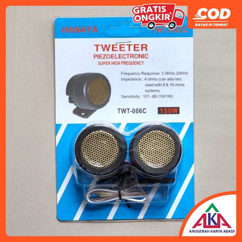 Indoholic Tweeter Speaker Mobil 200W - 500W Twiter Osmond Hanaya Tiaoping