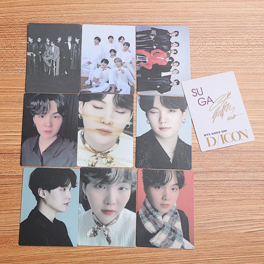 9pcs / set Kartu Foto Lomo KPOP BTS Dicon