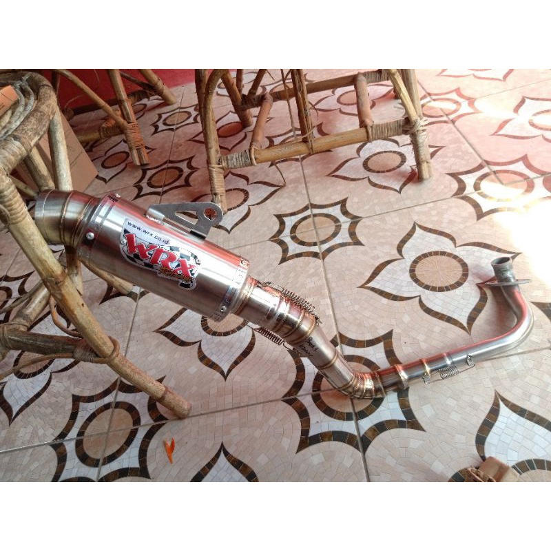 Knalpot Racing Wrx Leher Atas Beat Fi Beat Karbu Vario