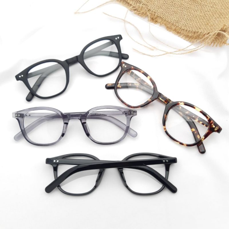 KACAMATA DEWASA KECIL - ANAK , KACAMATA KOTAK SEMI BULAT KECIL , COCOK MINUS TINGGI , KACAMATA ANTI 