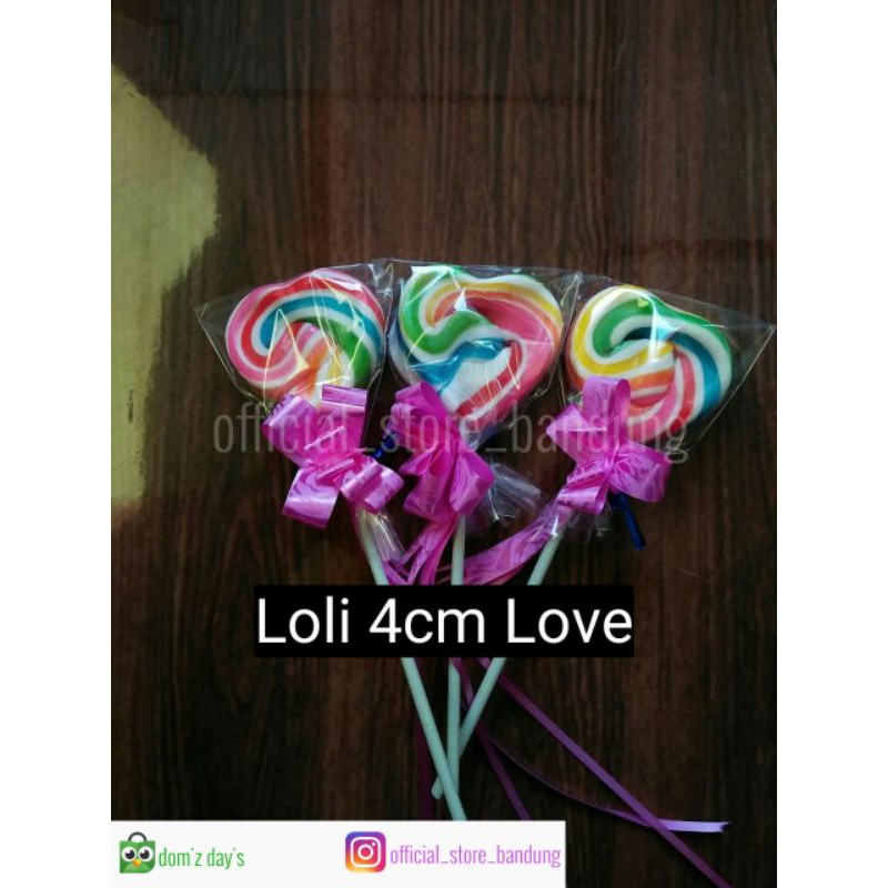 

20pcs permen lolipop lollipop pelangi souvenir love