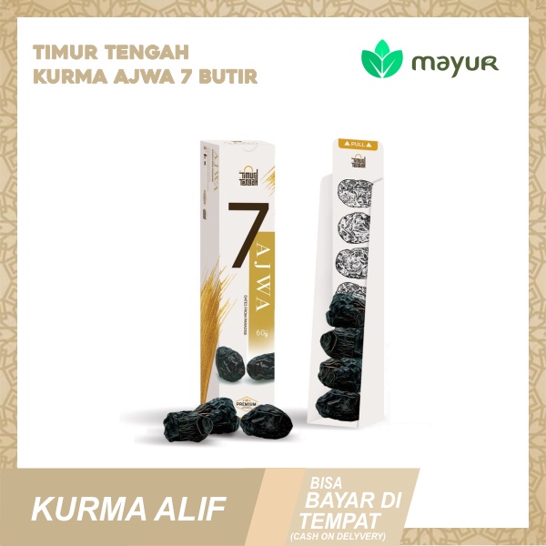 

Kurma Ajwa (7 butir / 60 gr)