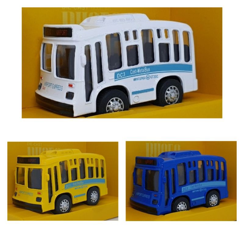 Diecast Metal Bus / Diecast Miniatur Bis Mobil Minan Anak