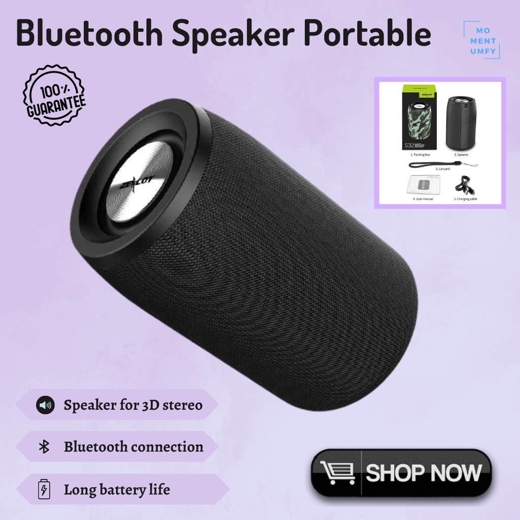 Spiker Speaker Pengeras Suara Stereo Besar Wireless Bluetooth Blutut HP Bass Portable Portabel Murah