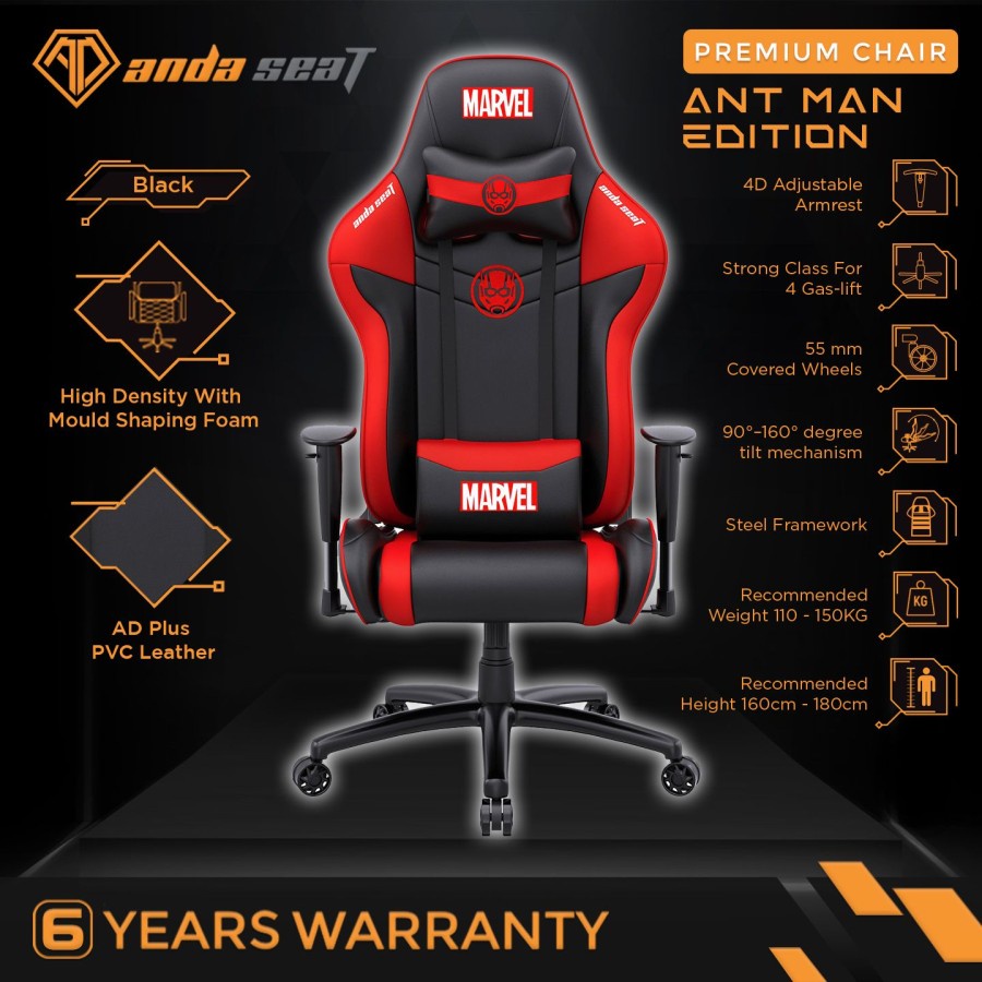 ANDASEAT Ant Man Edition Series Premium - Gaming Chair