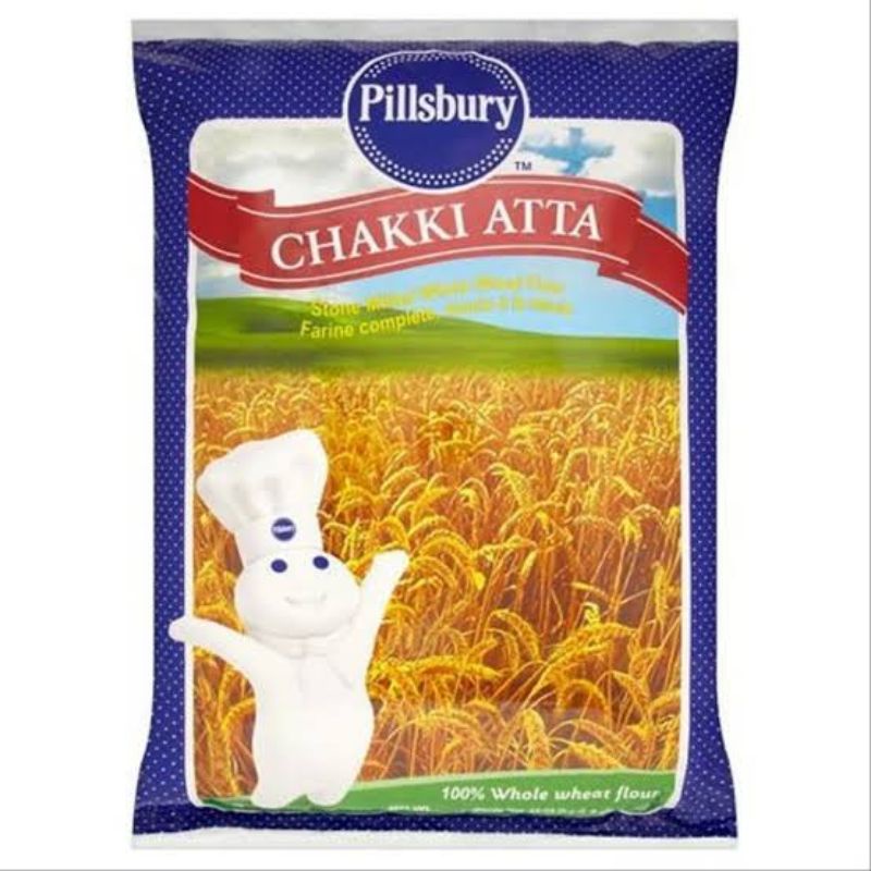 

Pillsbury chakki atta Tepung gandum pillsbury chakki atta 1Kg