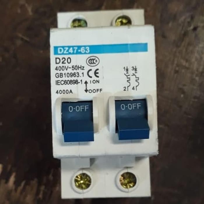 IS92 |  COS / Ohm Saklar MCB Stabilizer 20A 2P  | 57Tis