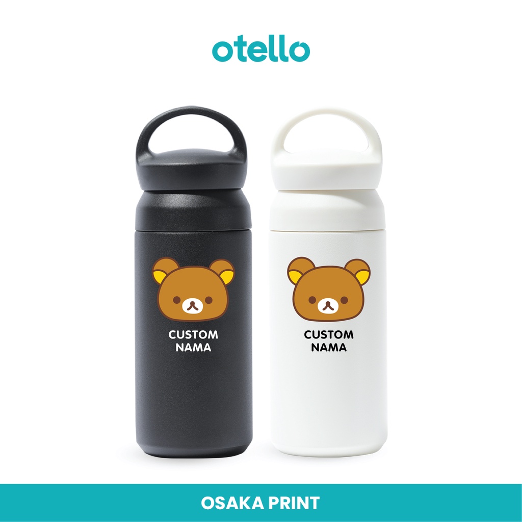 Tumbler Rilakkuma Custom Tambler Botol Minum Termos Karakter Souvenir Ulang Tahun Anak