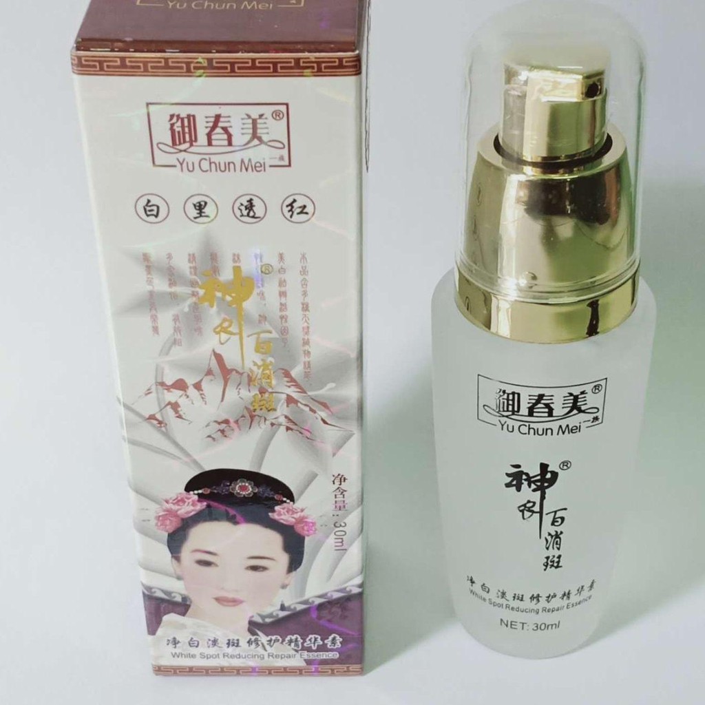 Serum Yu Chun Mei 30ml Emboss Timbul di Kaca Cordyceps Serum YuChunMei Whitening Essence