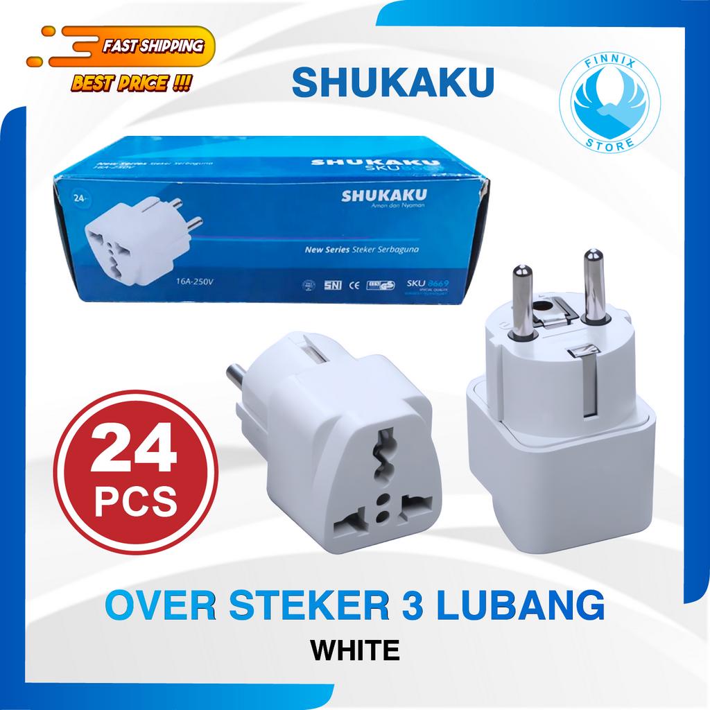 Shukaku SKU-8669 Over Steker / Colokan Sambungan Lubang 2 SNI