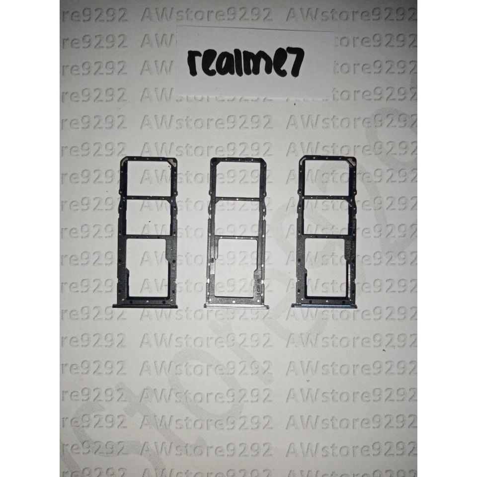 Slot Tempat Dudukan Kartu Simcard Sim card Lock Simtray Sim Tray REALME 7