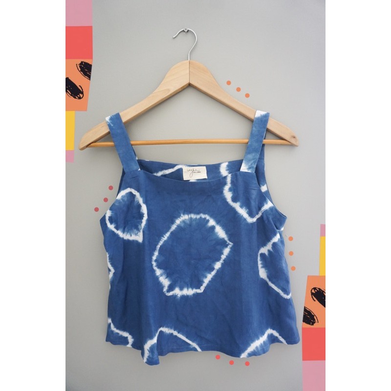 Shibori Series - Square Tank Top