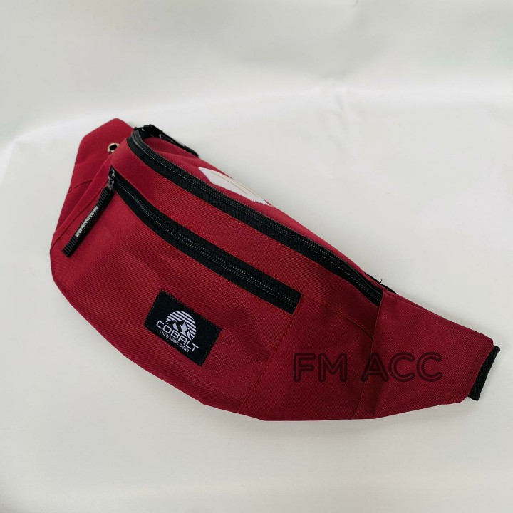 Tas Selempang Pria Tas Waistbag Keren TerMurah &amp; Terbaru 2020 - MERAH