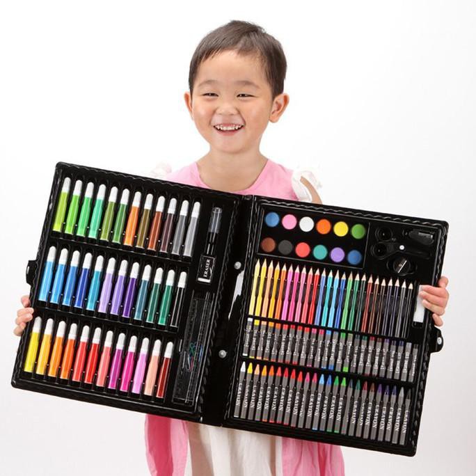 

PENSIL WARNA 150PCS/ALAT TULIS SET CRAYON COLOURING SET 150 PCS ARTSET