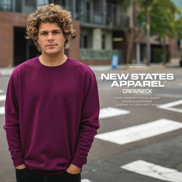 New States Apparel Super Blend Crewneck 9000