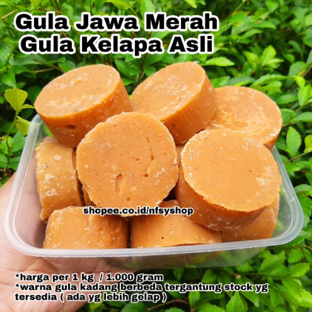 

[ 1 Kg ] Gula Jawa Merah / Gula Kelapa Asli