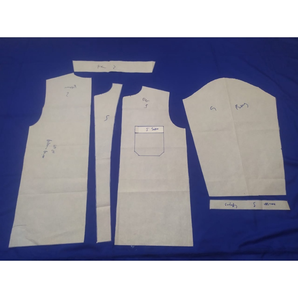 Pola Instan Piyama Pria Lengan Panjang