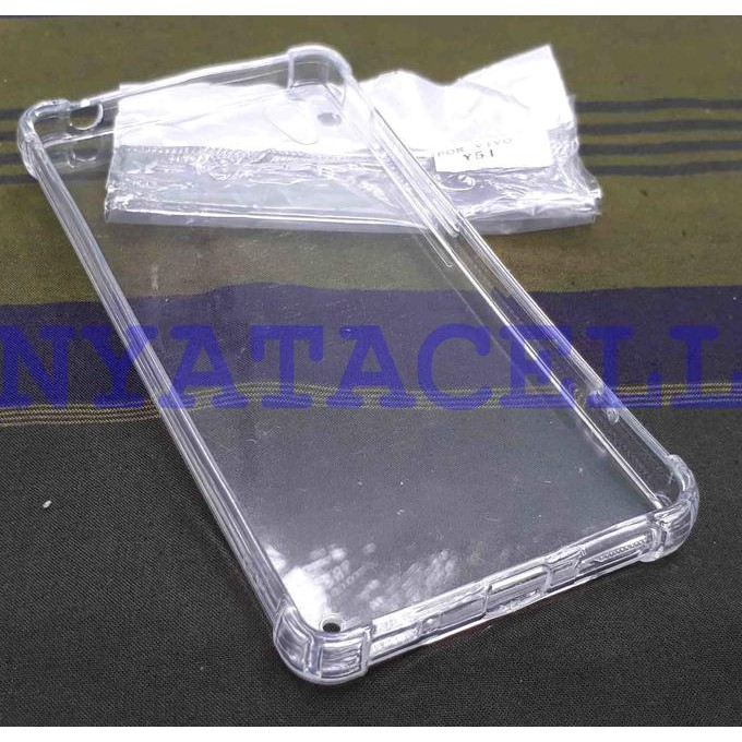 NEW CASE ANTICRACK FIBER VIVO Y51 Y51L/SOFT HARD CASING COVER MILENIA