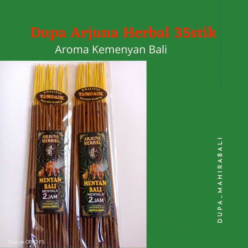 Hio Dupa Bukhur Aromaterapi Kemenyan Bali 35stick/Dupa Arjuna Herbal