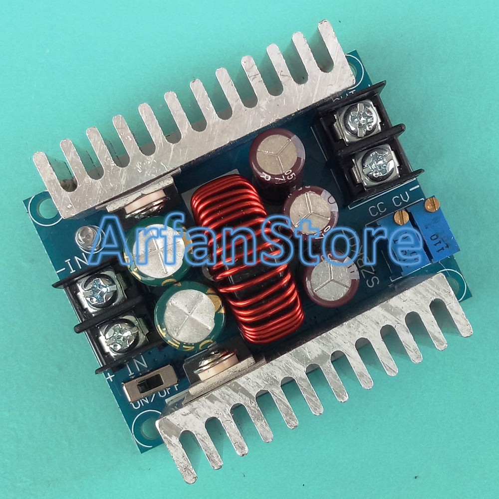 Step Down 20A 300W DC Buck Converter Module Adjustable Amp Volt CC CV