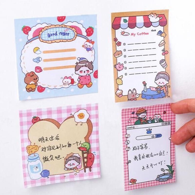 

Sticky notes /memo kecil motif kartun isi 50lmbr